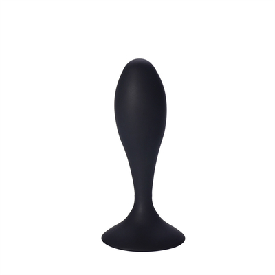 Os brinquedos de envio do sexo anal do silicone da gota molham da tomada anal preta da extremidade do Massager do projeto da gota o grupo anal da tomada