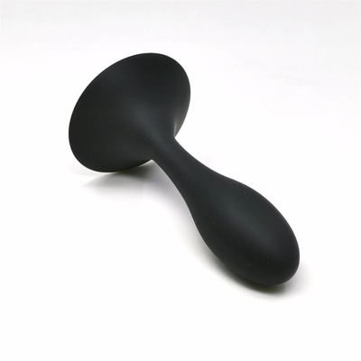 Os brinquedos de envio do sexo anal do silicone da gota molham da tomada anal preta da extremidade do Massager do projeto da gota o grupo anal da tomada