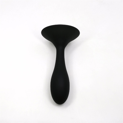 Os brinquedos de envio do sexo anal do silicone da gota molham da tomada anal preta da extremidade do Massager do projeto da gota o grupo anal da tomada