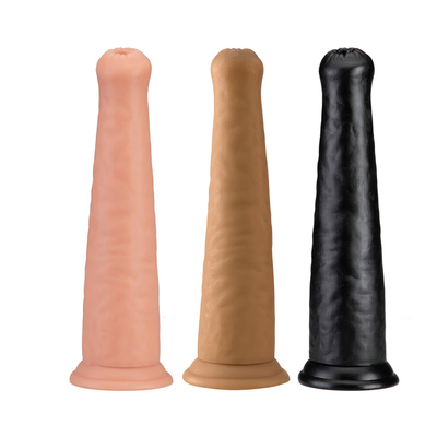 Grossa, enorme, dildo, pênis de animal, focinho de elefante, brinquedo anal para o sexo unisexo, mulher adulta, masturbação, casal, flerte erótico.