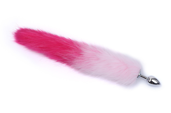 Colourful Metal Butt Anal Plug Insert Fox Tail Anal Plug para Mulher
