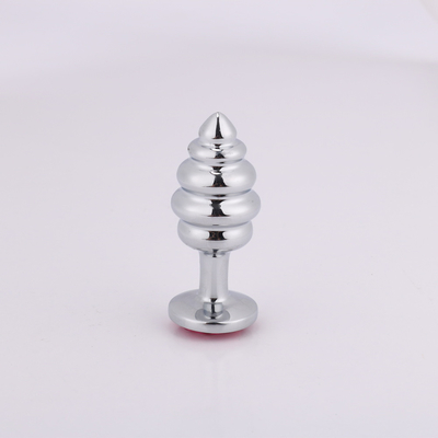 Joalharia Espiral Plug Anal Brinquedos Sexuais Metal Plug Anal Estimulação de Butt Estimulação Gay para Adultos