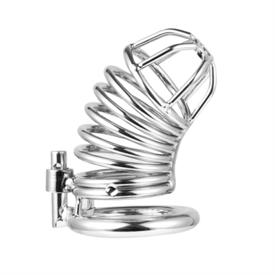 Metal castidade pênis galinha gaiola homens escravidão pênis bloqueio castidade tempo atrasar gaiolas dispositivo para homem