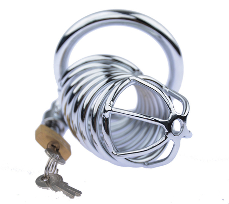 Metal castidade pênis galinha gaiola homens escravidão pênis bloqueio castidade tempo atrasar gaiolas dispositivo para homem