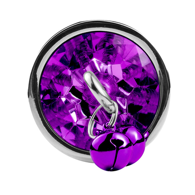 Brinquedos sexuais anais Plug Butt Cristal de aço inoxidável 3pcs Conjunto Metal Plug Anal com sino