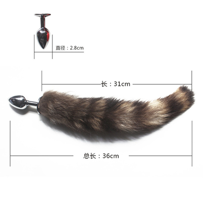Possíveis de usar Confortável Brinquedos Anal Plug Silicone Fox Tail Anal Plug Tail Anal Brinquedos Femininos