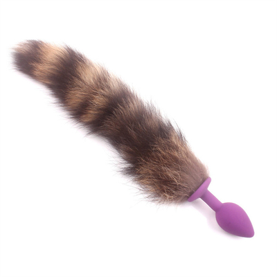 Possíveis de usar Confortável Brinquedos Anal Plug Silicone Fox Tail Anal Plug Tail Anal Brinquedos Femininos