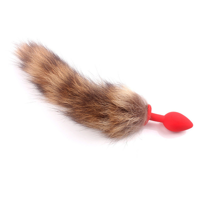 Possíveis de usar Confortável Brinquedos Anal Plug Silicone Fox Tail Anal Plug Tail Anal Brinquedos Femininos