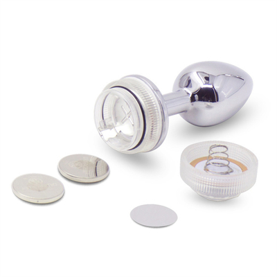 Mudança de cor ânus alargar anal traseiro Plug com controle remoto anal luz plug anal Plug com luzes led