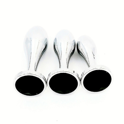 Black Hot Metal Plug Anal Para Mulheres Butt And Vagina Brinquedos Sexuais