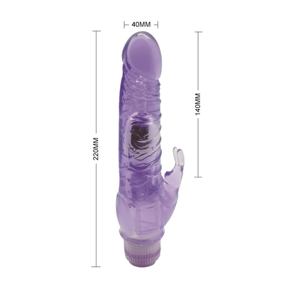Glans de coelho Vibrator do ponto G do pênis Aparelho feminino Vibração de silicone Dildos vibrantes