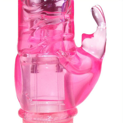 Glans de coelho Vibrator do ponto G do pênis Aparelho feminino Vibração de silicone Dildos vibrantes