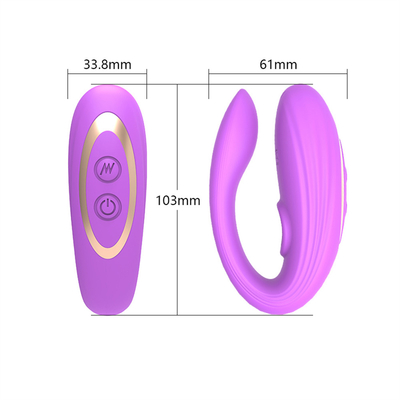 Invisível Usar Massagista Anal e do Clitóris Feito de Silicone Médico U Forma G Vibrator de Ponto de Sexo Brinquedos para Mulher