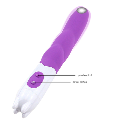 6 Velocidade Vibrator de silicone Brinquedo sexual com bateria Vibrator de dildo para mulher