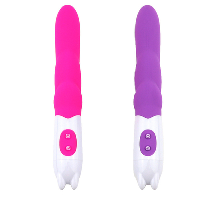 6 Velocidade Vibrator de silicone Brinquedo sexual com bateria Vibrator de dildo para mulher