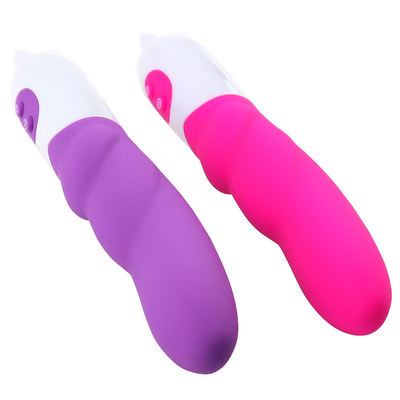 6 Velocidade Vibrator de silicone Brinquedo sexual com bateria Vibrator de dildo para mulher