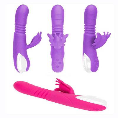 Carregador USB portátil Vibrator de coelho automático para mulheres