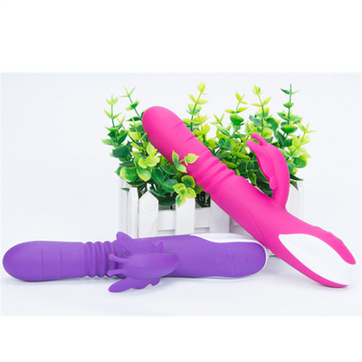 Carregador USB portátil Vibrator de coelho automático para mulheres