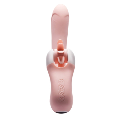 Língua oral lamber o clitóris Vibrator de aquecimento inteligente Vibrator de rotação de língua brinquedo sexual para mulheres