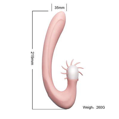 Língua oral lamber o clitóris Vibrator de aquecimento inteligente Vibrator de rotação de língua brinquedo sexual para mulheres