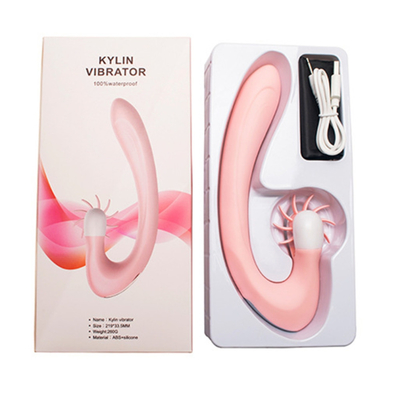 Língua oral lamber o clitóris Vibrator de aquecimento inteligente Vibrator de rotação de língua brinquedo sexual para mulheres