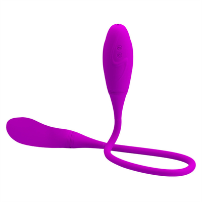 Vibratores dobres anais 6 Vibratores de pontos G multi-velocidades Ovos Vibratores recarregáveis do clitóris para casais