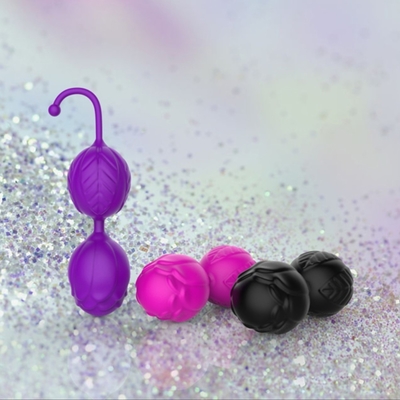Terapia de estresse vaginal de silicone treinamento Kegel bola brinquedo sexual para mulher