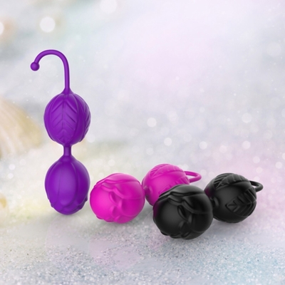 Terapia de estresse vaginal de silicone treinamento Kegel bola brinquedo sexual para mulher