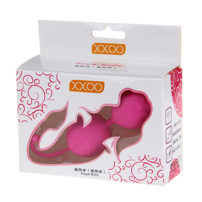 Terapia de estresse vaginal de silicone treinamento Kegel bola brinquedo sexual para mulher