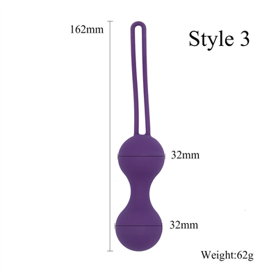 Terapia de estresse vaginal de silicone treinamento Kegel bola brinquedo sexual para mulher