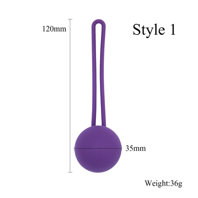 Terapia de estresse vaginal de silicone treinamento Kegel bola brinquedo sexual para mulher