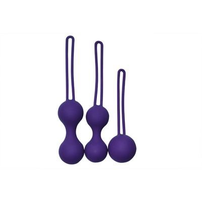 Terapia de estresse vaginal de silicone treinamento Kegel bola brinquedo sexual para mulher