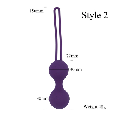 Terapia de estresse vaginal de silicone treinamento Kegel bola brinquedo sexual para mulher