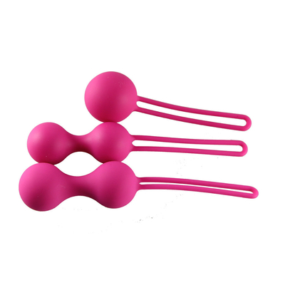 Terapia de estresse vaginal de silicone treinamento Kegel bola brinquedo sexual para mulher