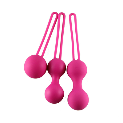 Terapia de estresse vaginal de silicone treinamento Kegel bola brinquedo sexual para mulher