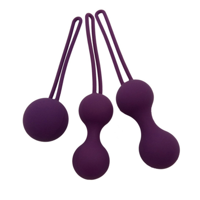 Terapia de estresse vaginal de silicone treinamento Kegel bola brinquedo sexual para mulher