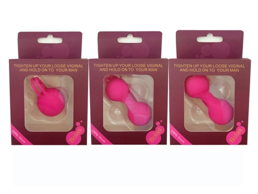 Terapia de estresse vaginal de silicone treinamento Kegel bola brinquedo sexual para mulher