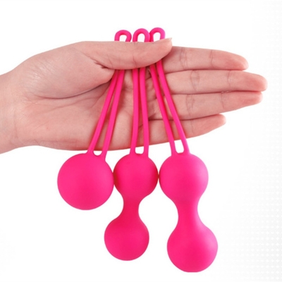 Terapia de estresse vaginal de silicone treinamento Kegel bola brinquedo sexual para mulher