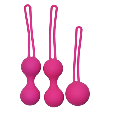 Terapia de estresse vaginal de silicone treinamento Kegel bola brinquedo sexual para mulher