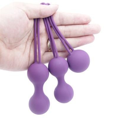 Terapia de estresse vaginal de silicone treinamento Kegel bola brinquedo sexual para mulher