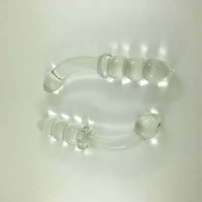Dildos de vidro Pênis Cristal Anal Bolas Butt Plug Dildos de vidro para mulheres