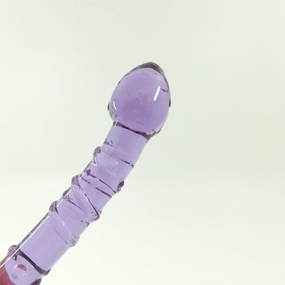 Duplo Cabeça Butt Plug Anal Plug Butt Glass Butt Plug com design de parafuso interno Distribuído para Dildos de Vidro em todo o mundo