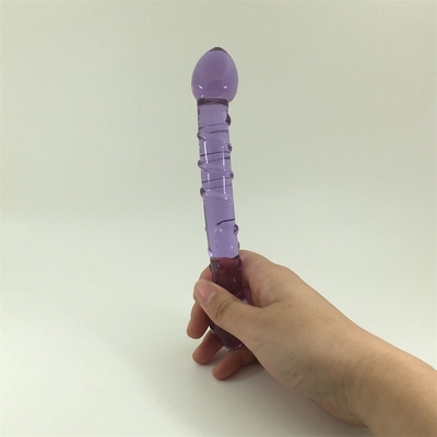 Duplo Cabeça Butt Plug Anal Plug Butt Glass Butt Plug com design de parafuso interno Distribuído para Dildos de Vidro em todo o mundo