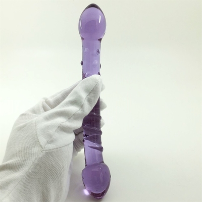 Duplo Cabeça Butt Plug Anal Plug Butt Glass Butt Plug com design de parafuso interno Distribuído para Dildos de Vidro em todo o mundo
