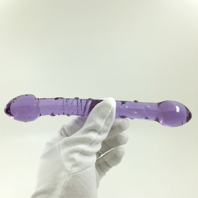 Duplo Cabeça Butt Plug Anal Plug Butt Glass Butt Plug com design de parafuso interno Distribuído para Dildos de Vidro em todo o mundo