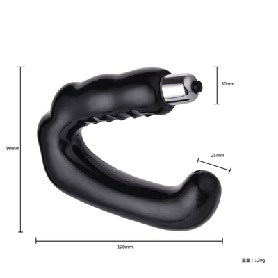 Massagem da próstata masculina Vibrante Impermeável Plug Anal Elétrico Massagista da próstata Para Homens
