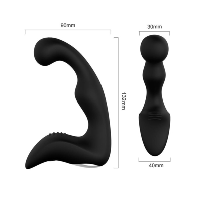 Massasseiro de próstata do quintal Dispositivo de masturbação masculina Anus Vibrator elétrico Orgasmo masculino Brinquedos sexuais por atacado