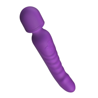 Aquecimento AV Vibrator de varinha Massagista impermeável Dildo macio Vibrator brinquedo sexual para mulher