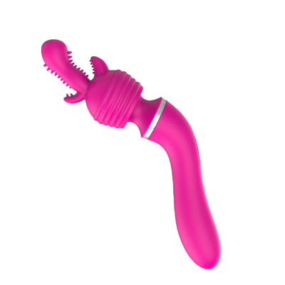 Estimulador de Clitóris Recarregável Multi-Head Vibratores do Ponto G Vagina vibrando Para Mulheres Sexo Amor