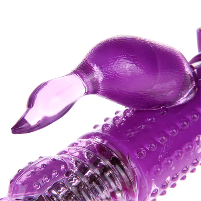 Recarregável Rotação de Propulsão Ponto G Dildos Dupla Galinha Vagina de Sexo de Coelho Vibrator para Mulheres Clitóris Feminino Brinquedo Sexual